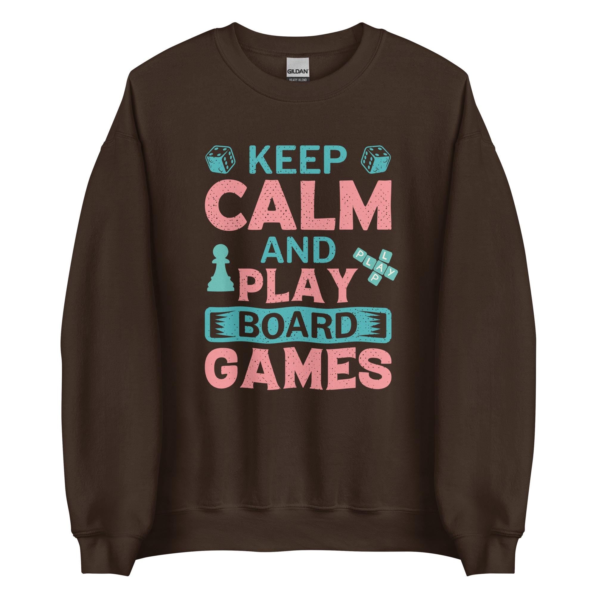 Board Games Sweatshirt Keep Calm Board Games hoodie Family Game Night sweater Unisex Sweatshirt