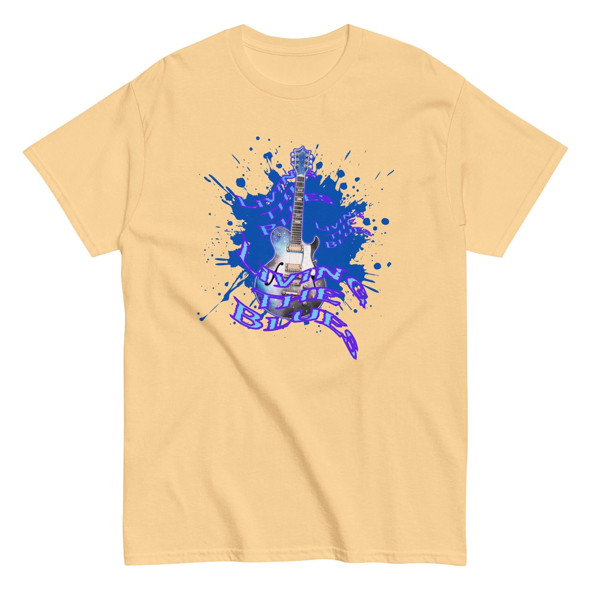 Blues Guitar Shirt Guitar lover gift, blues music lover guitarist t-shirt music tees Unisex classic tee