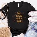 Patriotic Christian T-Shirt: One Nation Under God, USA Minimalist Tee