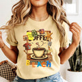 Coffee Beach Shirt Comfort Colors summer t-shirt beach coffee tee beach trip Unisex  t-shirt