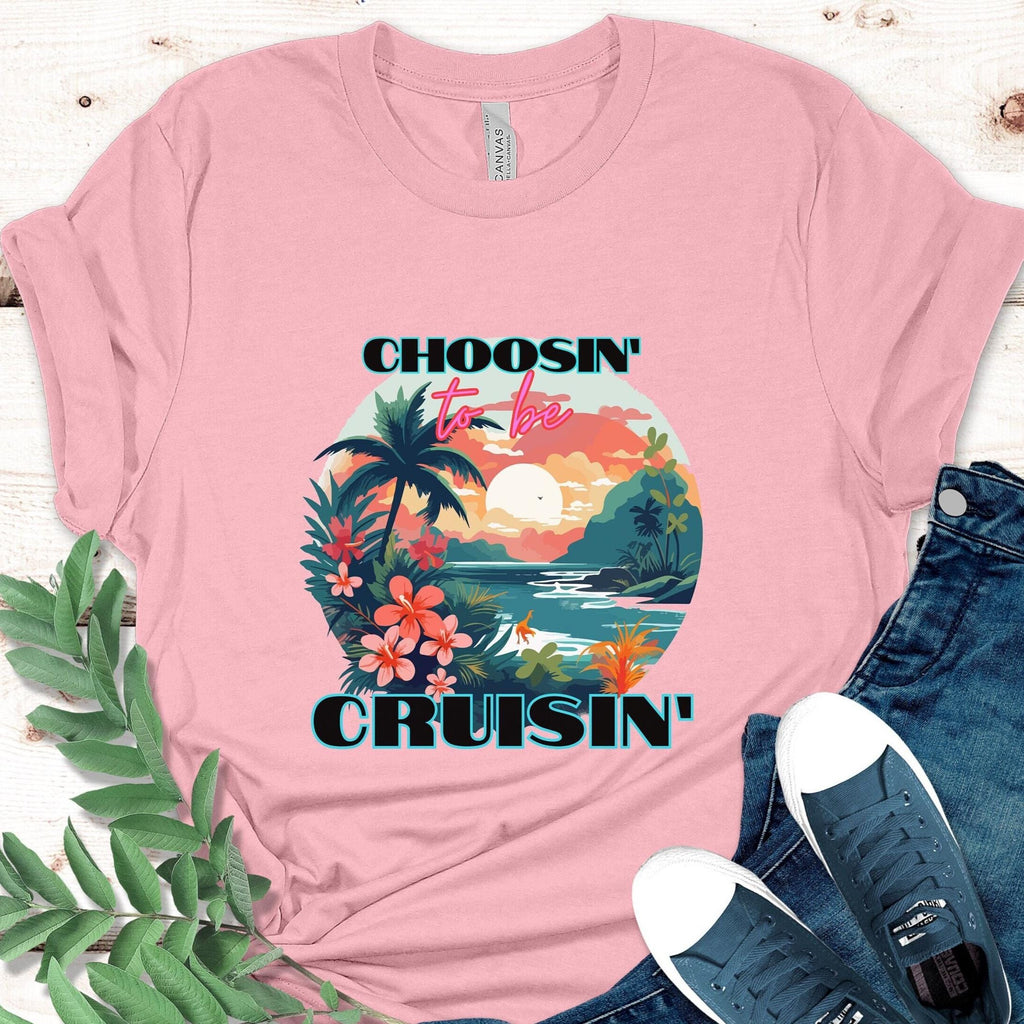 Tropical Cruise T-Shirt: Matching Couples Vacation Shirt