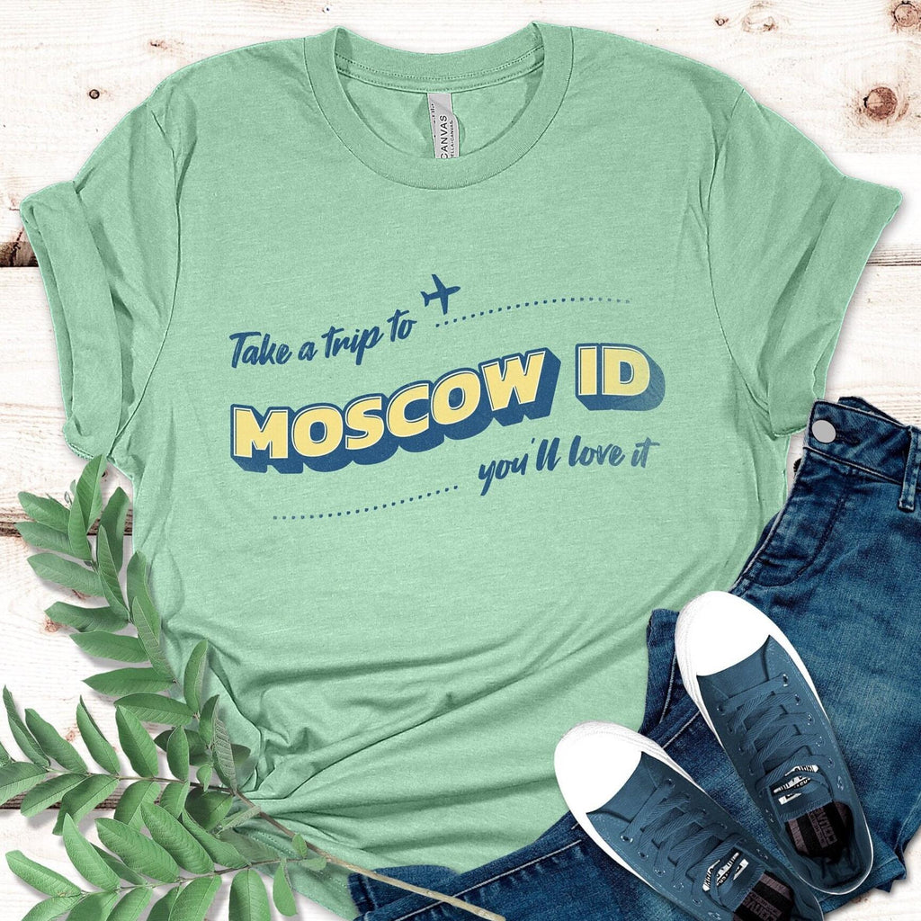 Funny Moscow Idaho T-Shirt: Idahoan Gift Tee