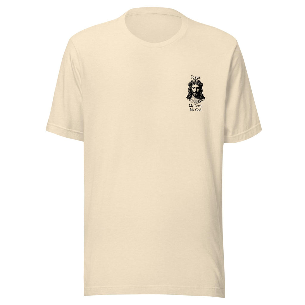 Jesus back print shirt Bella Canvas Jesus tee gift for Christian Unisex t-shirt