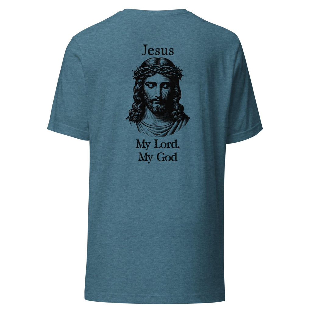 Jesus back print shirt Bella Canvas Jesus tee gift for Christian Unisex t-shirt