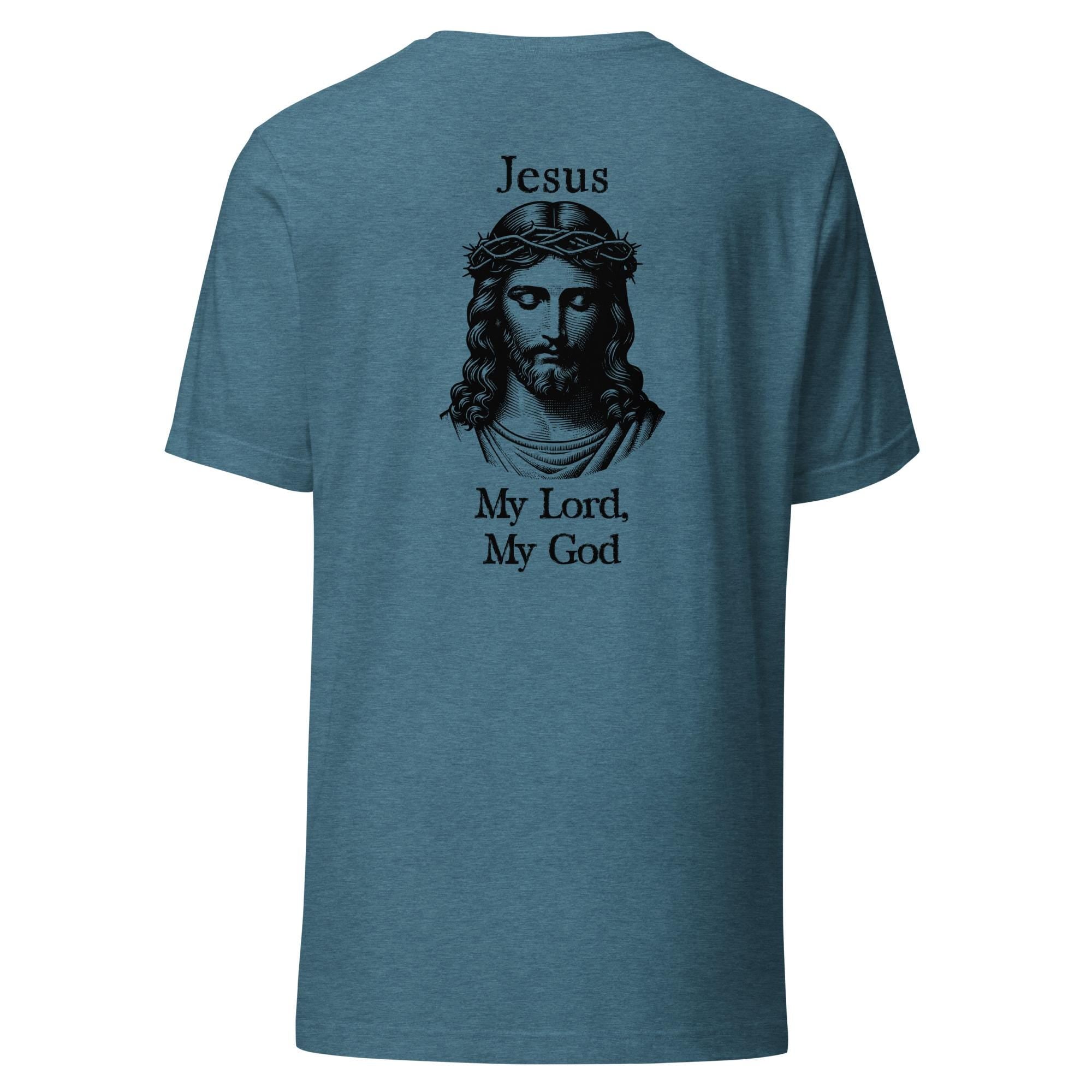 Jesus back print shirt Bella Canvas Jesus tee gift for Christian Unisex t-shirt