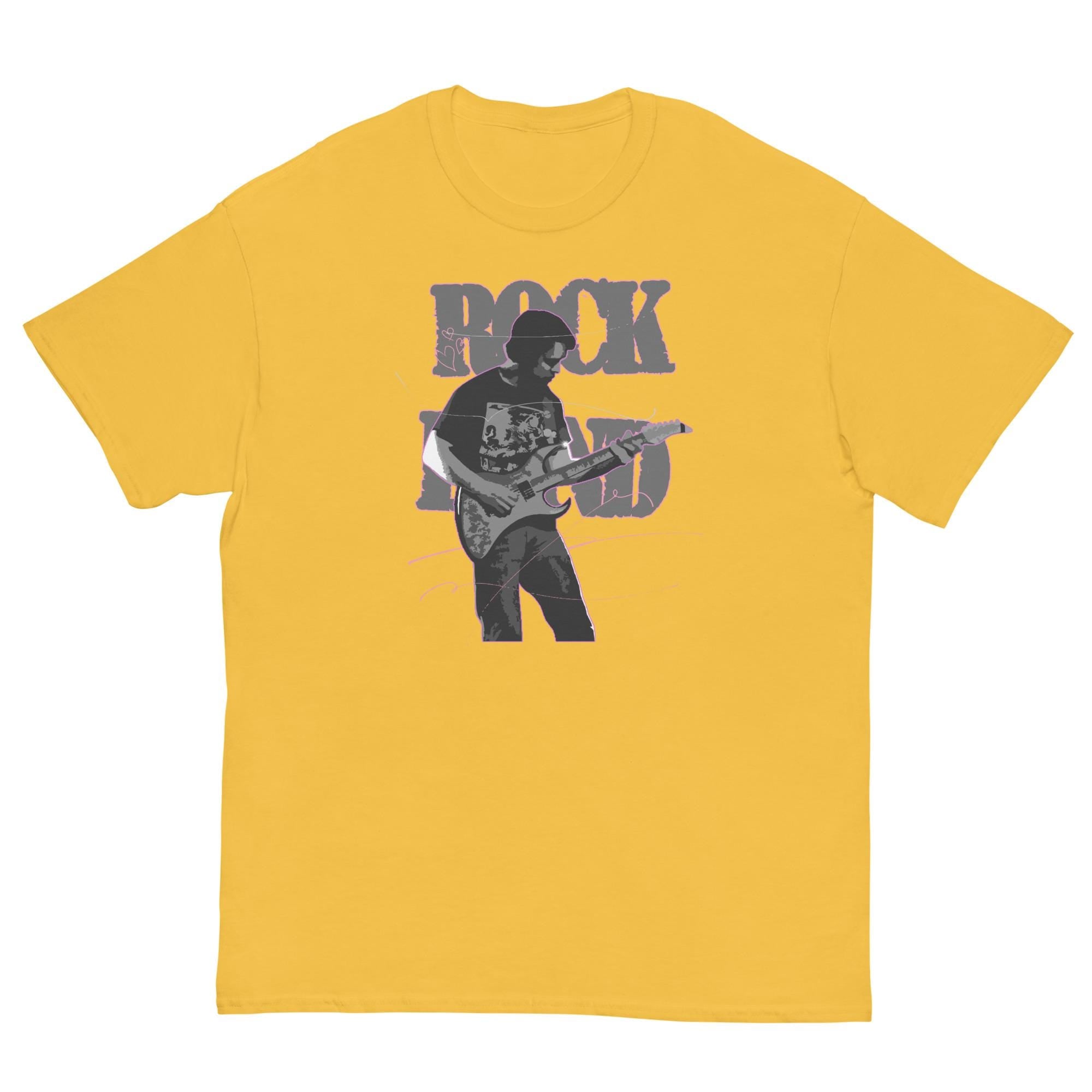 Rock Band Shirt Guitarist t-shirt Gildan electric guitar t-shirt mens classic tee