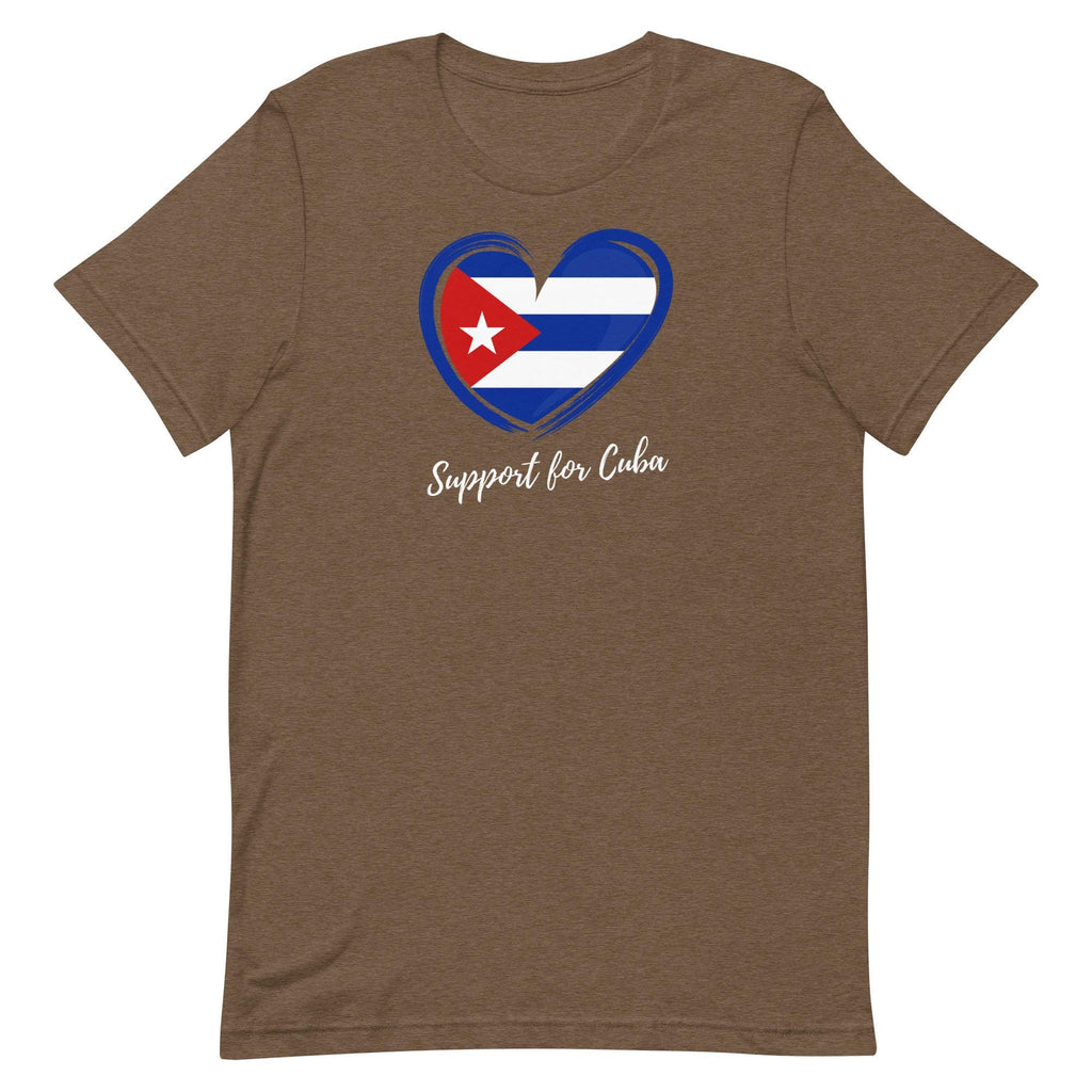 Support Cuba Shirt Cuba flag t-shirt gift for Cuban Unisex t-shirt