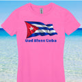 God Bless Cuba Shirt Women’s Cuba t-shirt Support Cubanos t-shirt