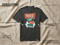 Retro Movie Night Vintage T-Shirt Organic cotton Garment Dyed Stanley/Stella tee