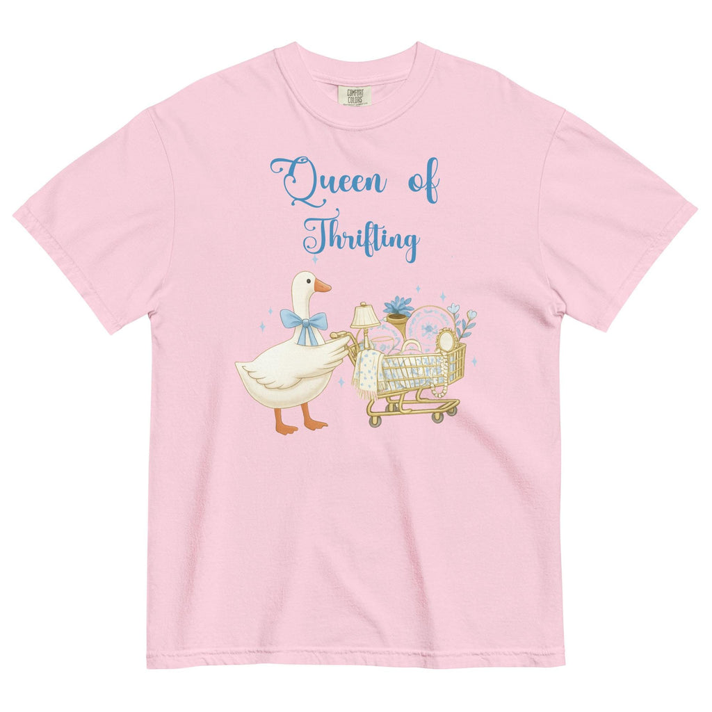 Thrifting Goose Shirt Comfort Colors Queen of Thrifting T-Shirt gift for Thrifting lover