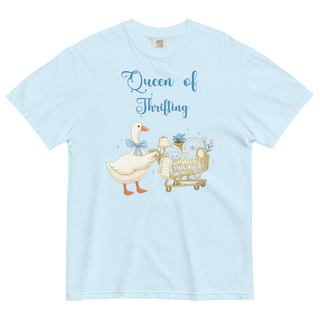 Thrifting Goose Shirt Comfort Colors Queen of Thrifting T-Shirt gift for Thrifting lover