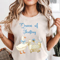Thrifting Goose Shirt Comfort Colors Queen of Thrifting T-Shirt gift for Thrifting lover