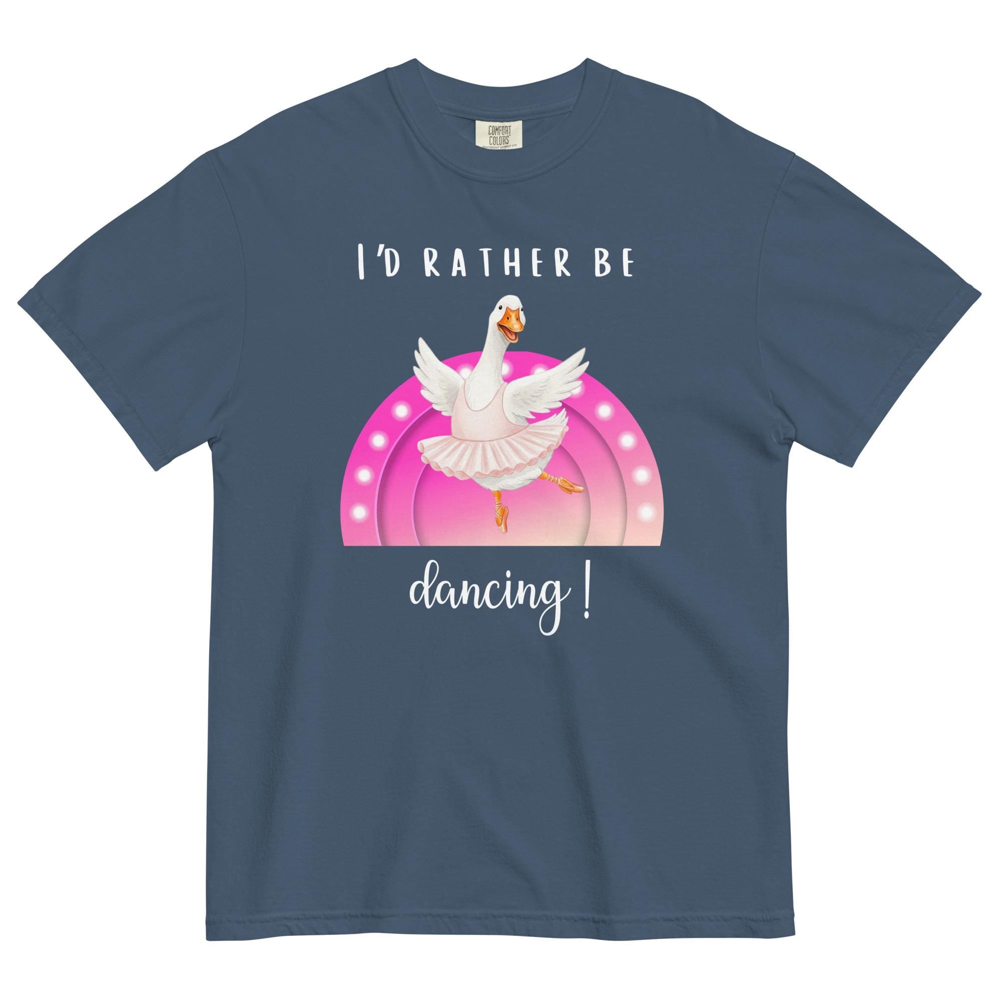 Comfort Colors Dancing Goose Shirt Ballet dancer T-shirt Unisex garment-dyed heavyweight t-shirt