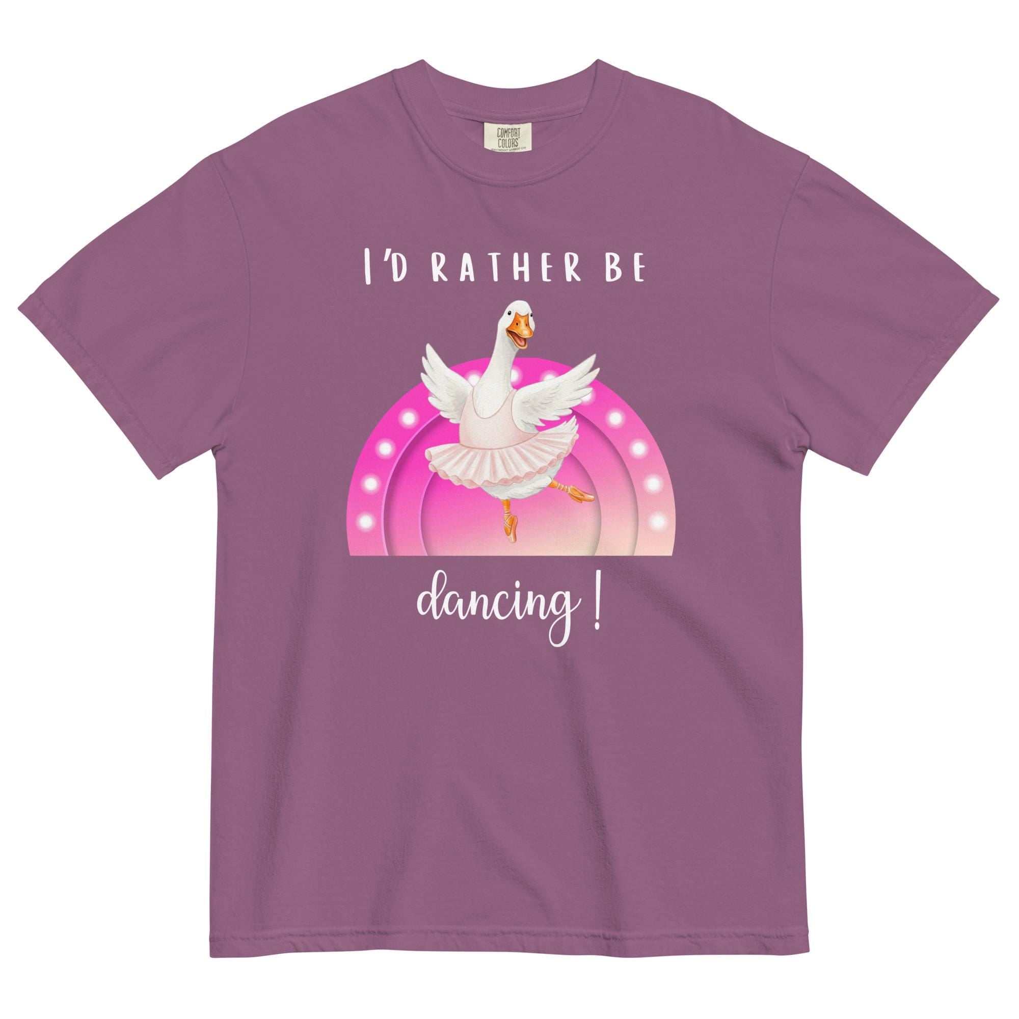 Comfort Colors Dancing Goose Shirt Ballet dancer T-shirt Unisex garment-dyed heavyweight t-shirt