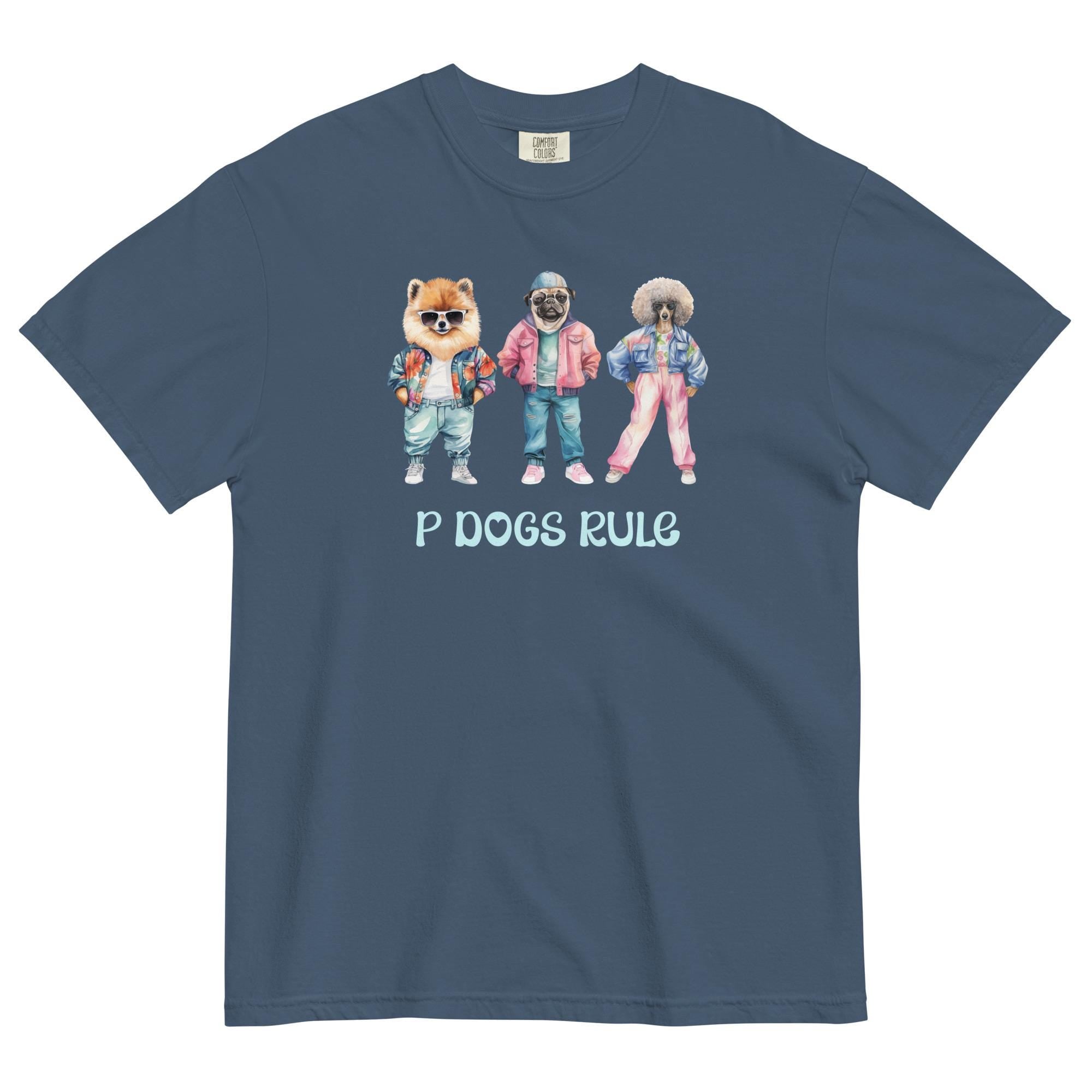 Funny Dogs Shirt Comfort Colors dogs t-shirt gift for dog lover Pomeranian tee Poodle tee Pug tee Unisex garment-dyed heavyweight t-shirt