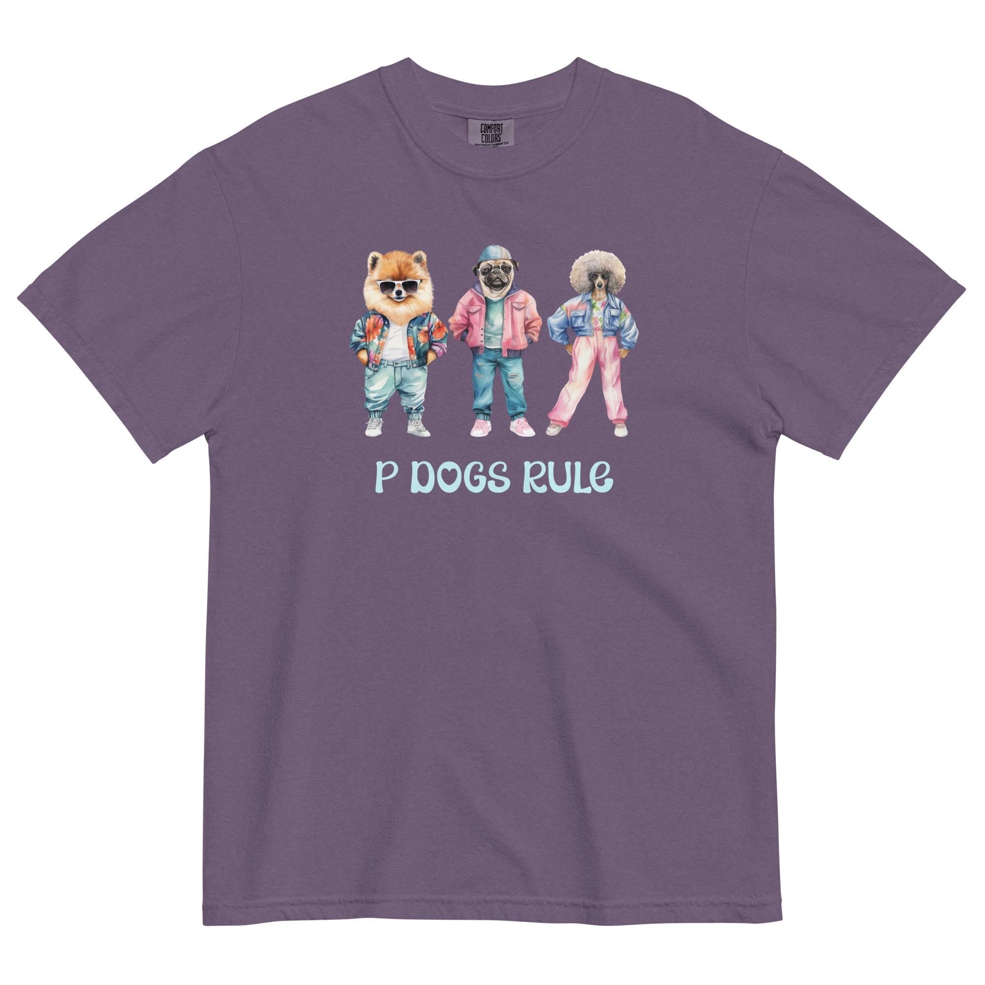 Funny Dogs Shirt Comfort Colors dogs t-shirt gift for dog lover Pomeranian tee Poodle tee Pug tee Unisex garment-dyed heavyweight t-shirt