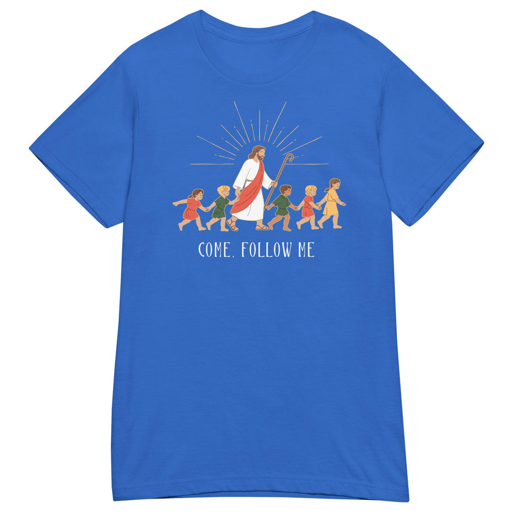 Jesus and children Shirt Come Follow Me Christian tee LDS T-Shirt Women’s soft t-shirt