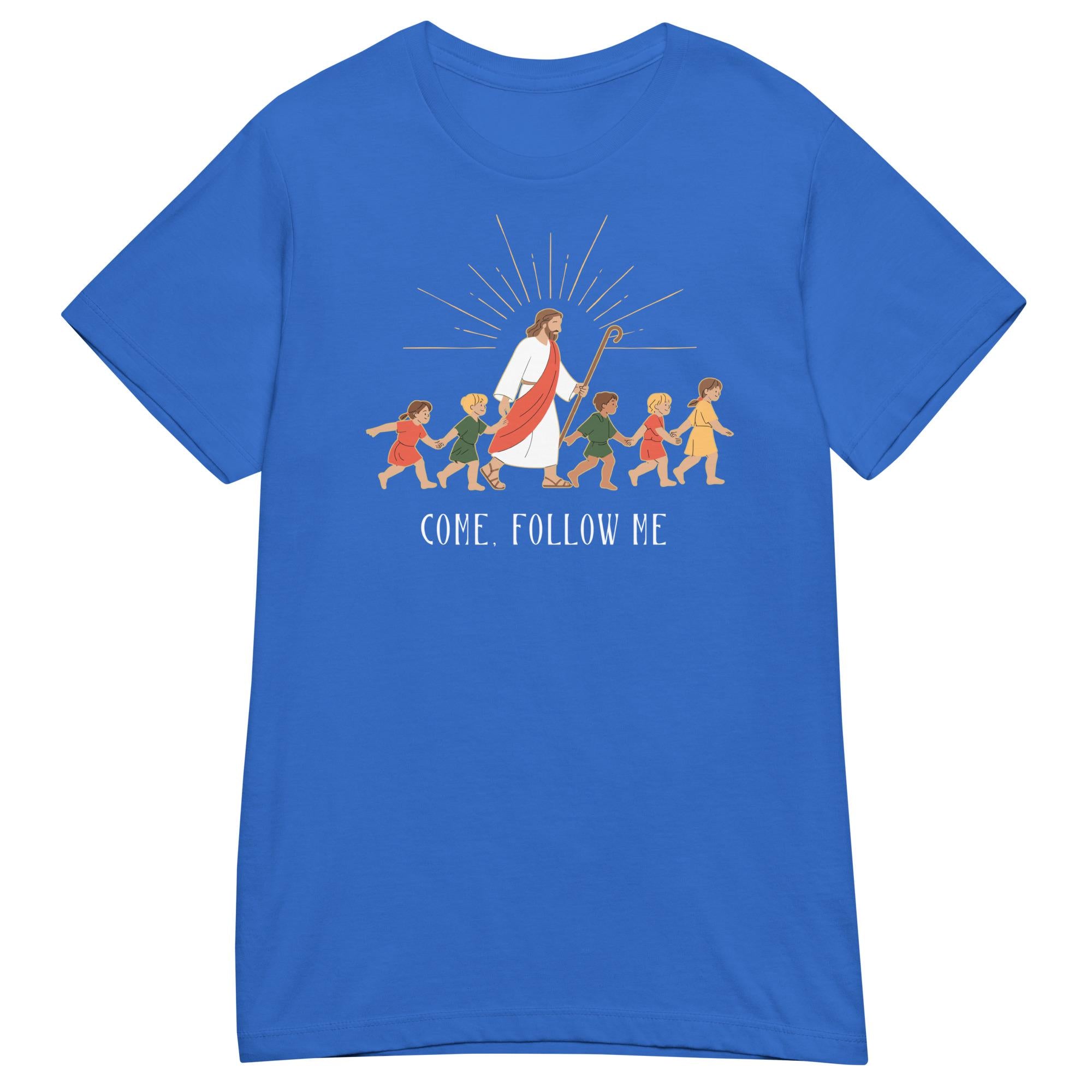 Jesus and children Shirt Come Follow Me Christian tee LDS T-Shirt Women’s soft t-shirt