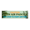 Plein Air Painter Bumper Sticker: Caution Artist at Work 11 inch