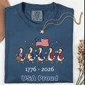 Comfort Colors Goose Parade T-Shirt: USA 250th Anniversary Patriotic Pride