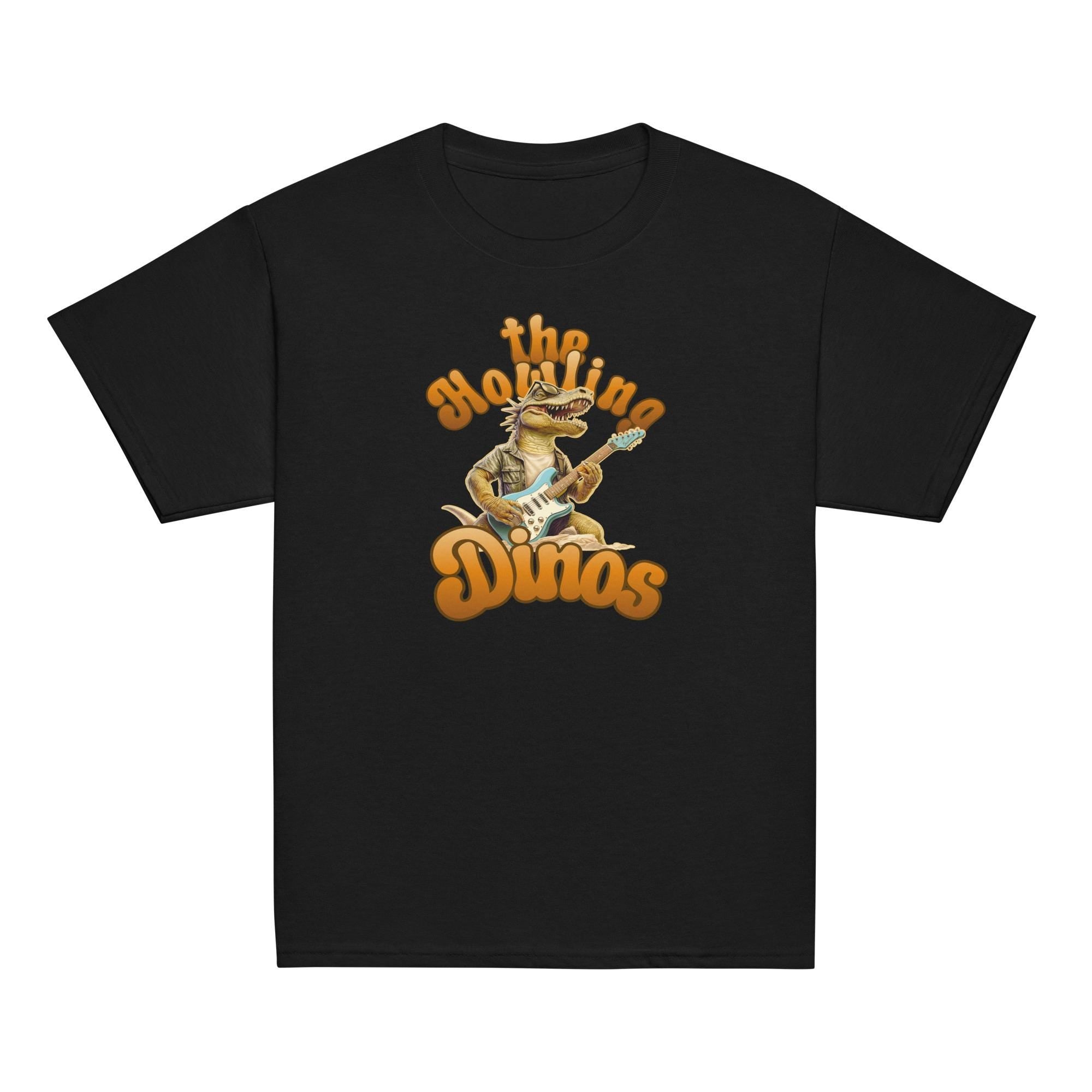 Dinosaur rock star youth t-shirt Dino electric guitar tee gift for Dinosaur lover gift for guitar lover