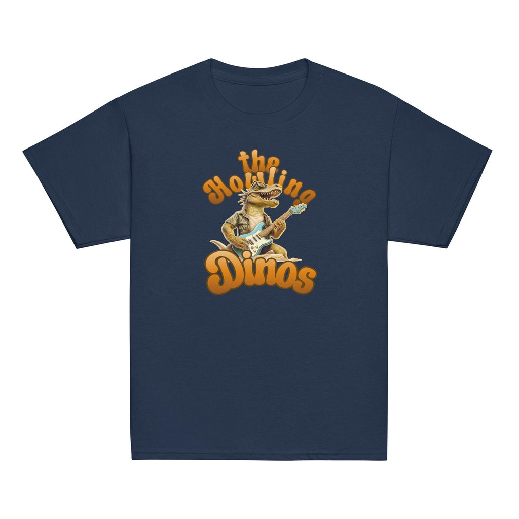 Dinosaur rock star youth t-shirt Dino electric guitar tee gift for Dinosaur lover gift for guitar lover