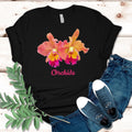 Orchid T-Shirt: Hawaii Floral Bella Canvas Tee