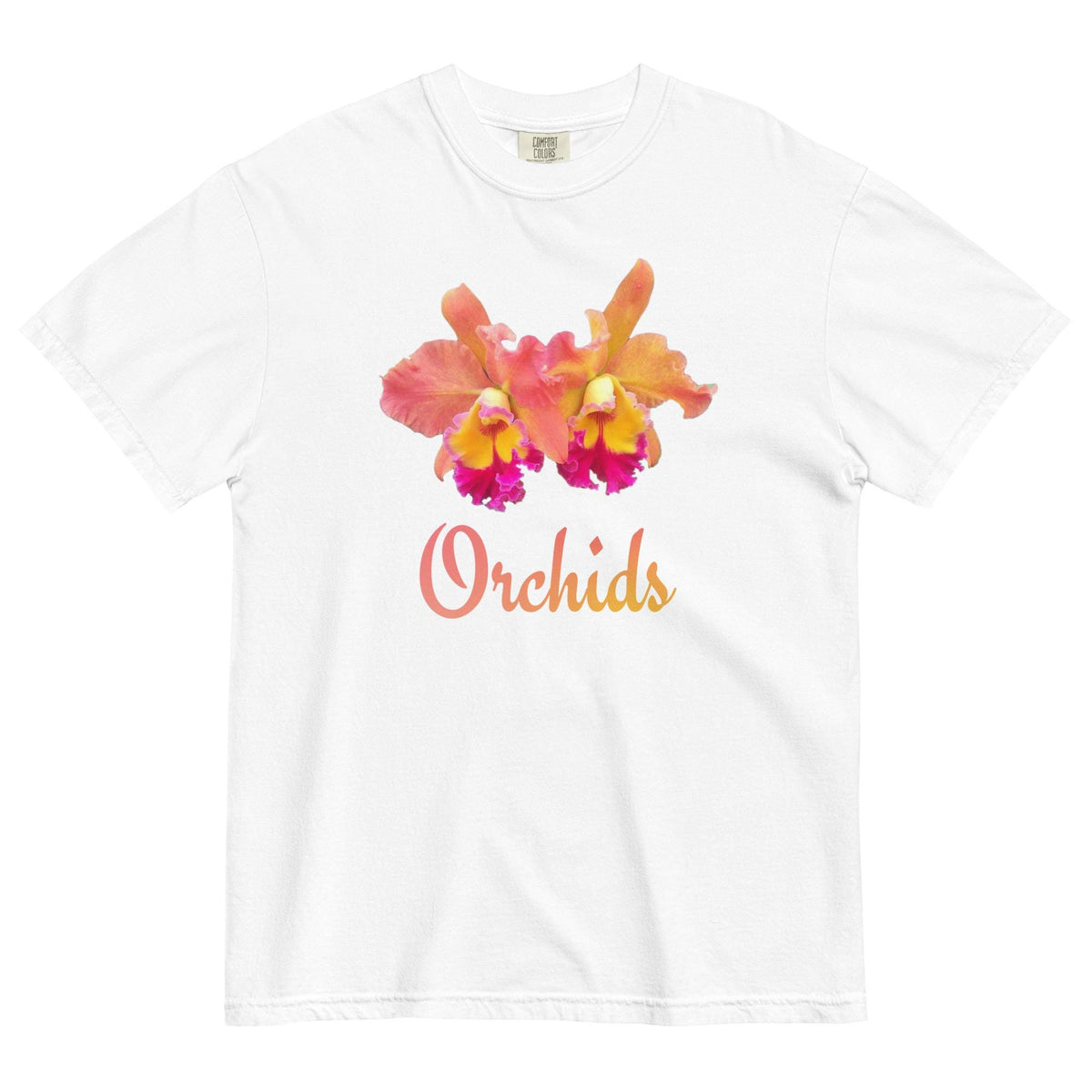 Orchids Comfort Colors t-shirt Tropical flowers tee gift for Orchid lover Unisex garment-dyed Hawaiian flowers t-shirt