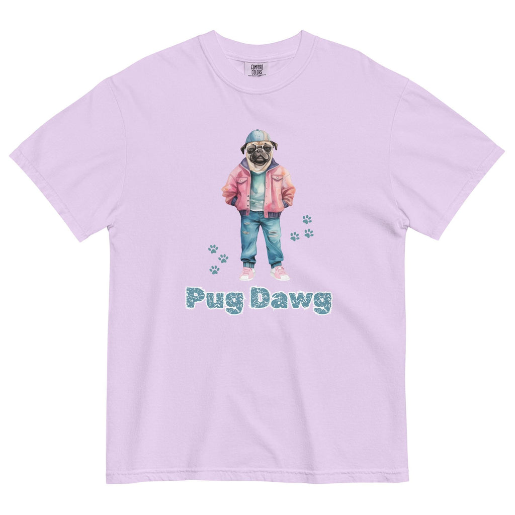 Funny Pug dog shirt Custom Colors Pug T-Shirt Fashion Pug tee Unisex garment-dyed heavyweight t-shirt