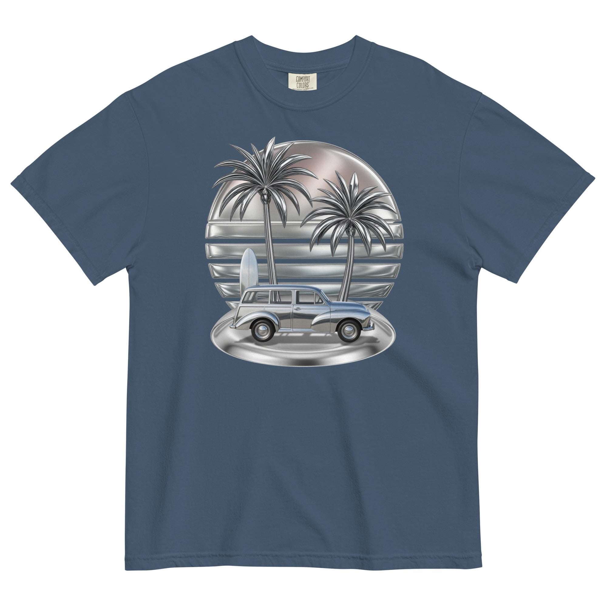 Tropical classic car shirt Comfort Colors Chrome sunset t-shirt