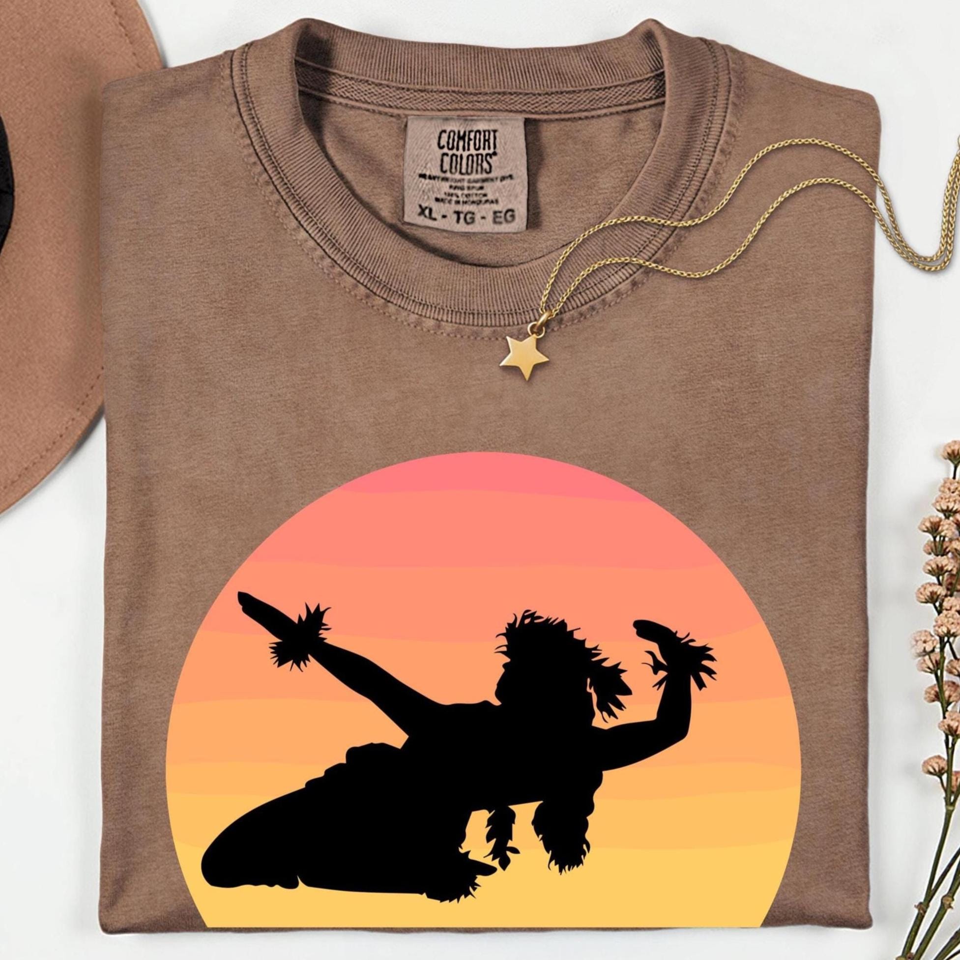Hawaiian Hula dance T-shirt Comfort Colors cotton tee Hawaii hula dancer shirt