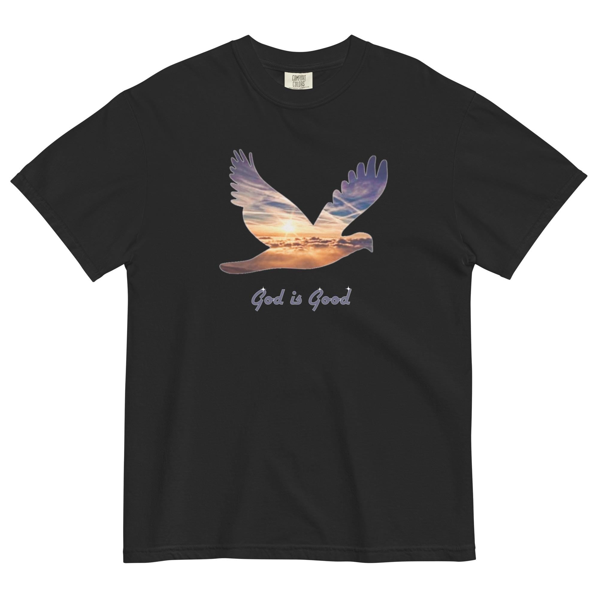 God is Good T-Shirt Comfort Colors Christian Dove Shirt LDS Dove tee Unisex garment-dyed heavyweight t-shirt