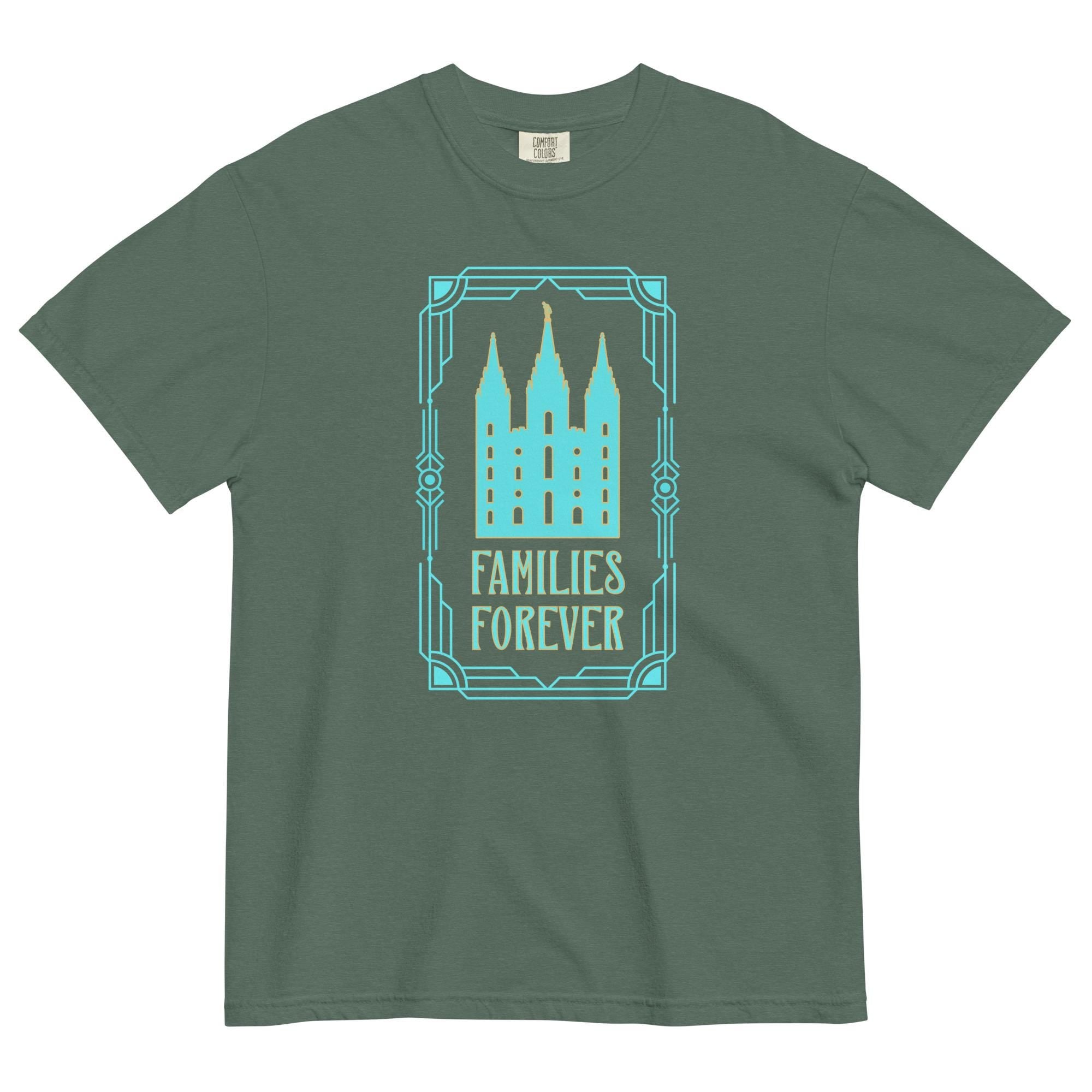 Families Forever T-Shirt Comfort Colors LDS Temple Shirt Families Forever tee