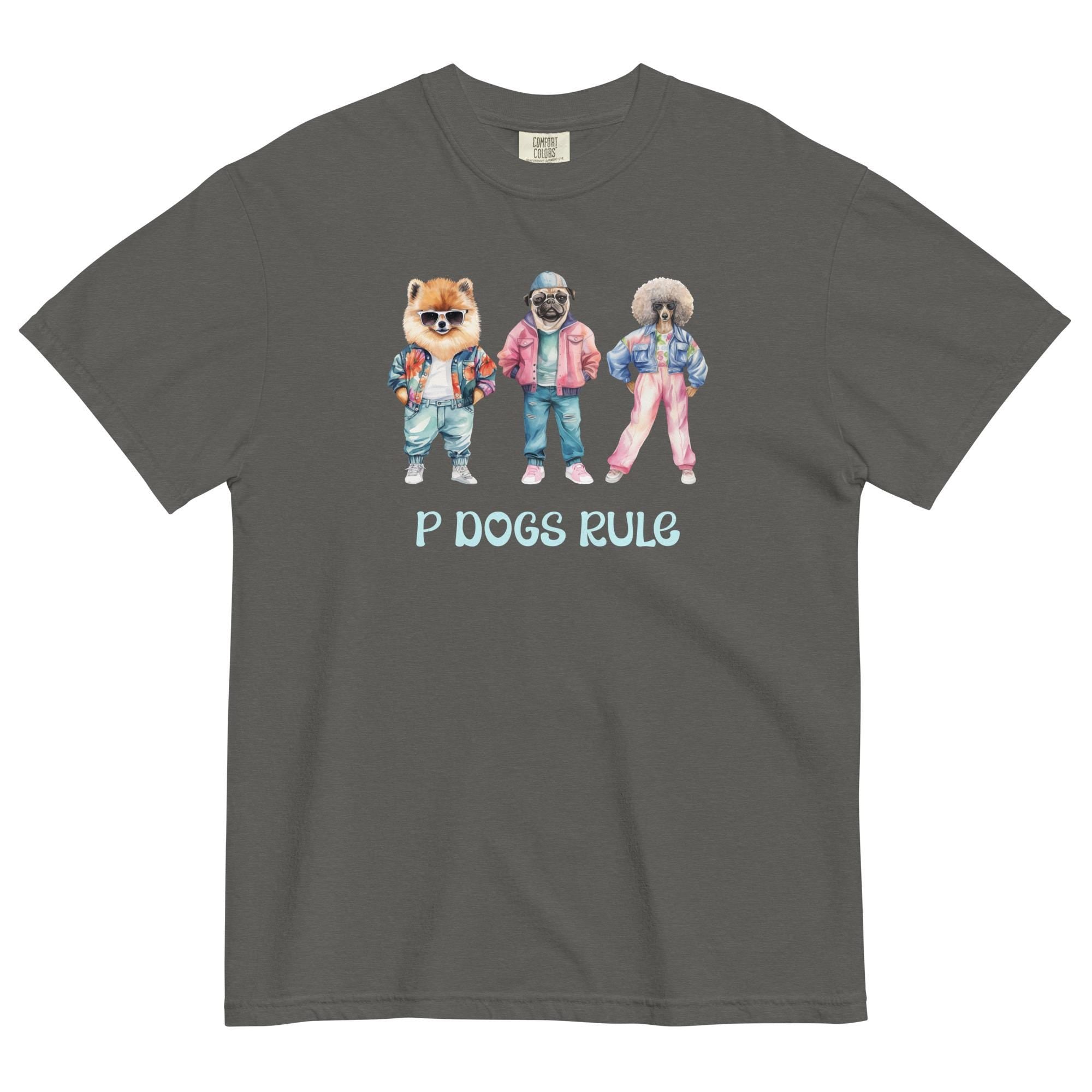 Funny Dogs Shirt Comfort Colors dogs t-shirt gift for dog lover Pomeranian tee Poodle tee Pug tee Unisex garment-dyed heavyweight t-shirt