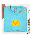 Summer Sun Comfort Colors T-Shirt: Summer Happy Unisex Tee