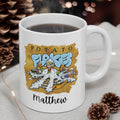 Personalized Idaho Mug: Funny Potato Flake Design, 11oz Ceramic