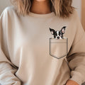 Boston Terrier Sweatshirt: Personalized Dog Pocket Pullover