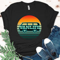 Retro Sunset Van Life T-Shirt: Nomad Couple Gift