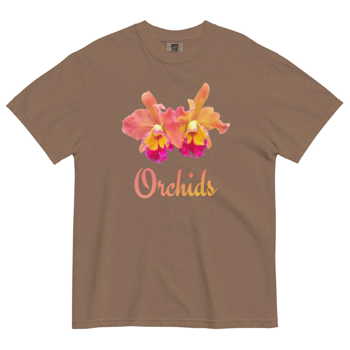 Orchids Comfort Colors t-shirt Tropical flowers tee gift for Orchid lover Unisex garment-dyed Hawaiian flowers t-shirt