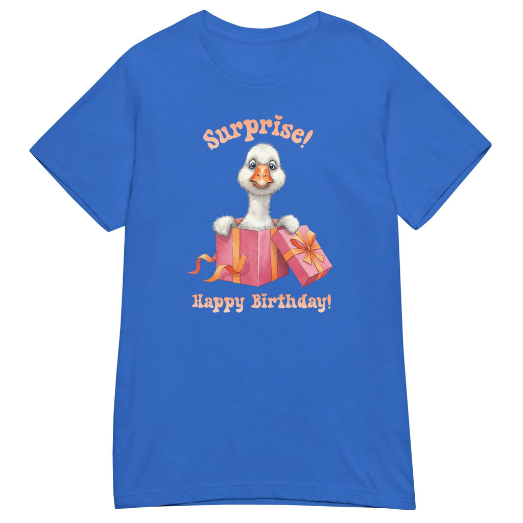 Surprise Birthday Shirt Women’s Birthday T-shirt Goose Birthday tee softstyle t-shirt