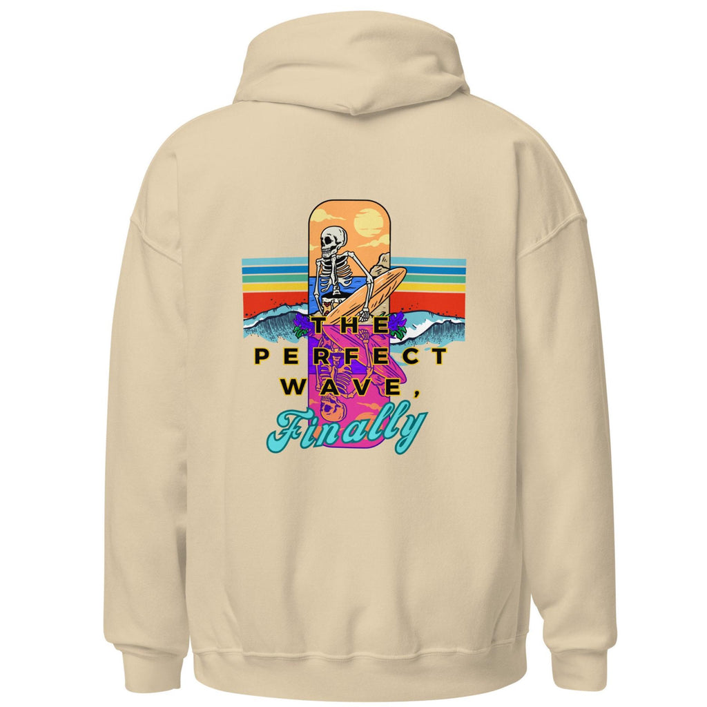 Funny Skeleton Surfer Hoodie: Beach Lover Gift