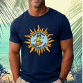 Funny gecko Surfer t-shirt Gildan gecko surfing cartoon tee Be brave t-shirt