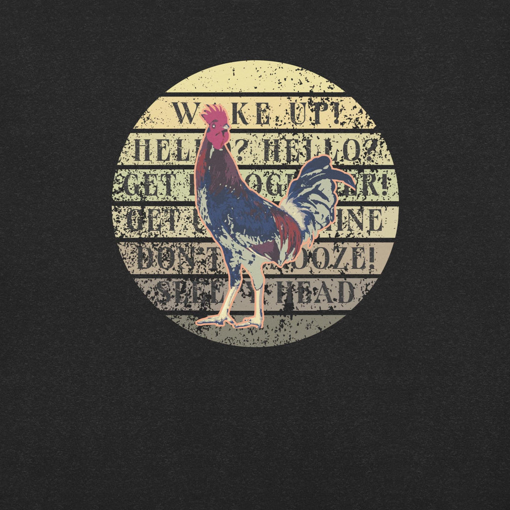Rooster T-Shirt Wake up Rooster tee, Bella Canvas Chicken Tshirt gift for rooster lover, chicken owner shirt