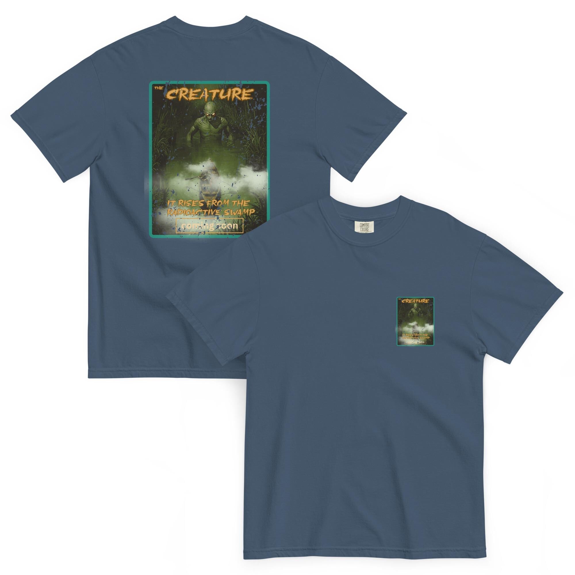 Retro Creature Sci Fi T-Shirt Comfort Colors Sci Fi movie poster style tee