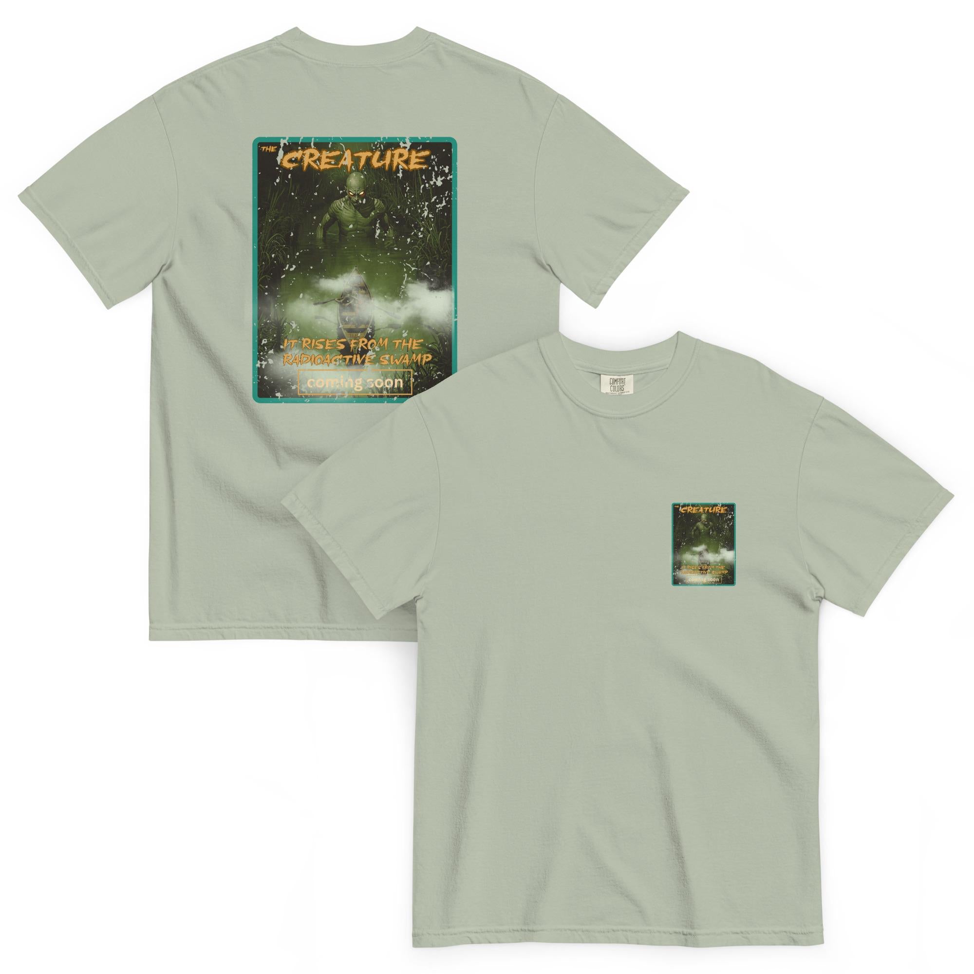 Retro Creature Sci Fi T-Shirt Comfort Colors Sci Fi movie poster style tee