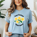 Custom Plumeria T-Shirt, Gildan cotton Unisex tee Your design and your text, custom gift family reunion shirts Birthday personalized tees