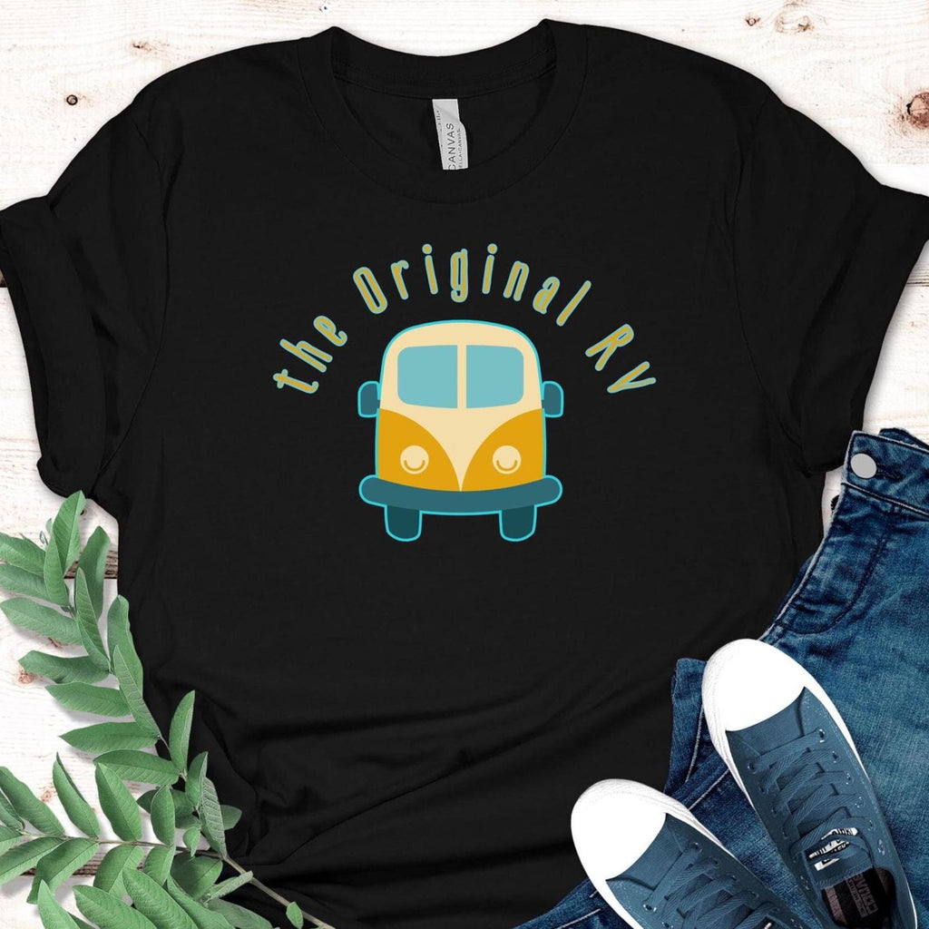 Personalized RV T-Shirt Retro Bus Tee, custom Retirement Gift