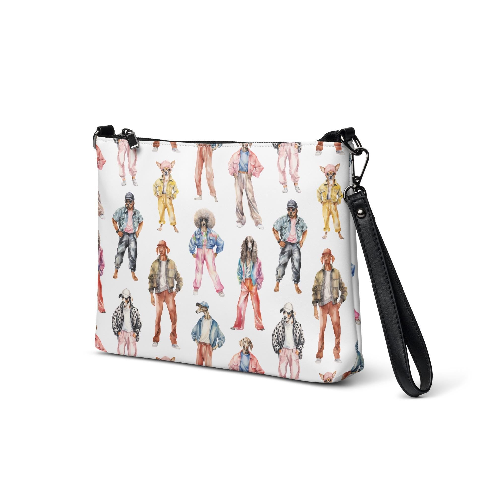 Fashion Dogs Crossbody bag Funny dogs bag zippered bag dog lover gift