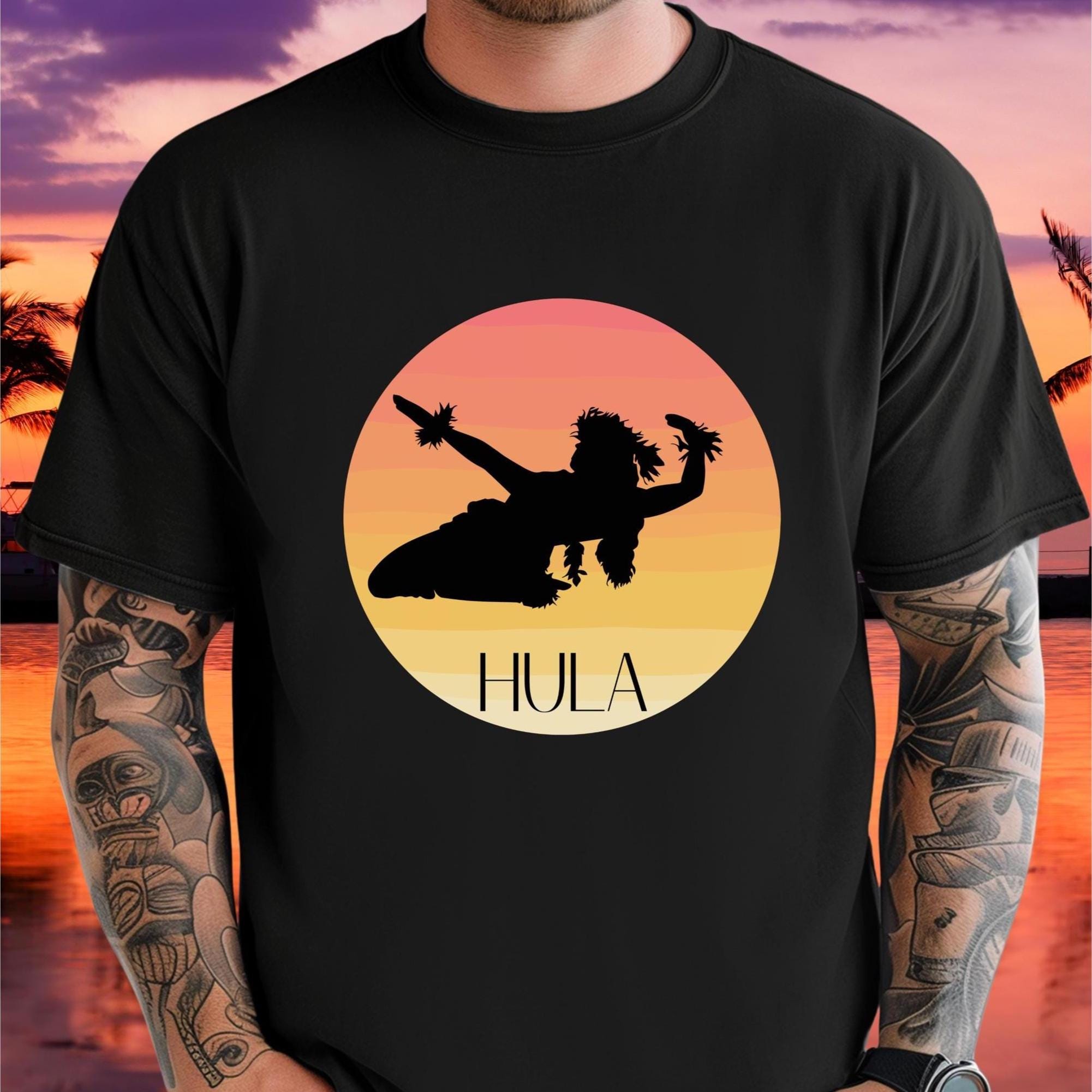 Hawaiian Hula dance T-shirt Comfort Colors cotton tee Hawaii hula dancer shirt