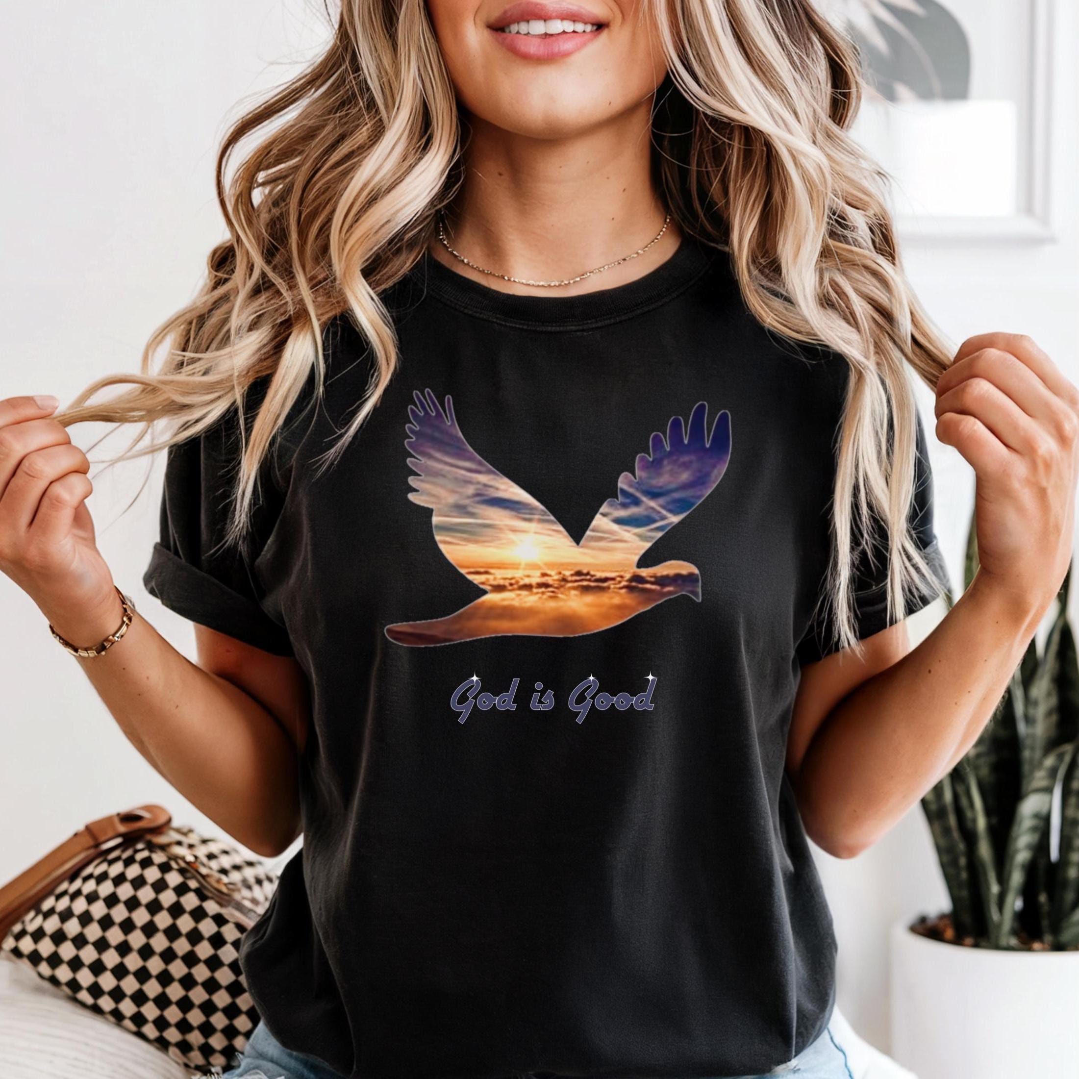 God is Good T-Shirt Comfort Colors Christian Dove Shirt LDS Dove tee Unisex garment-dyed heavyweight t-shirt